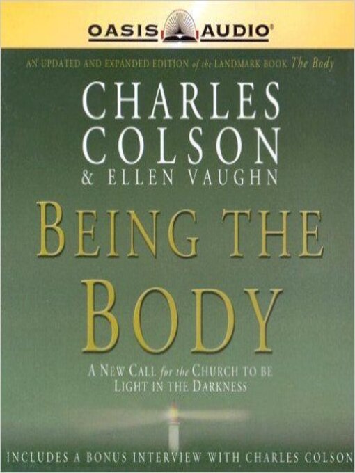 Title details for Being the Body by Charles Colson - Available